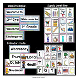 Classroom Decor Pack - Llama Theme