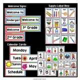 Classroom Decor Pack - Animal Theme