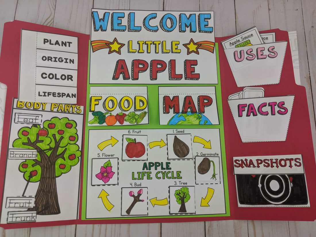 Apples Lapbook for Early Readers