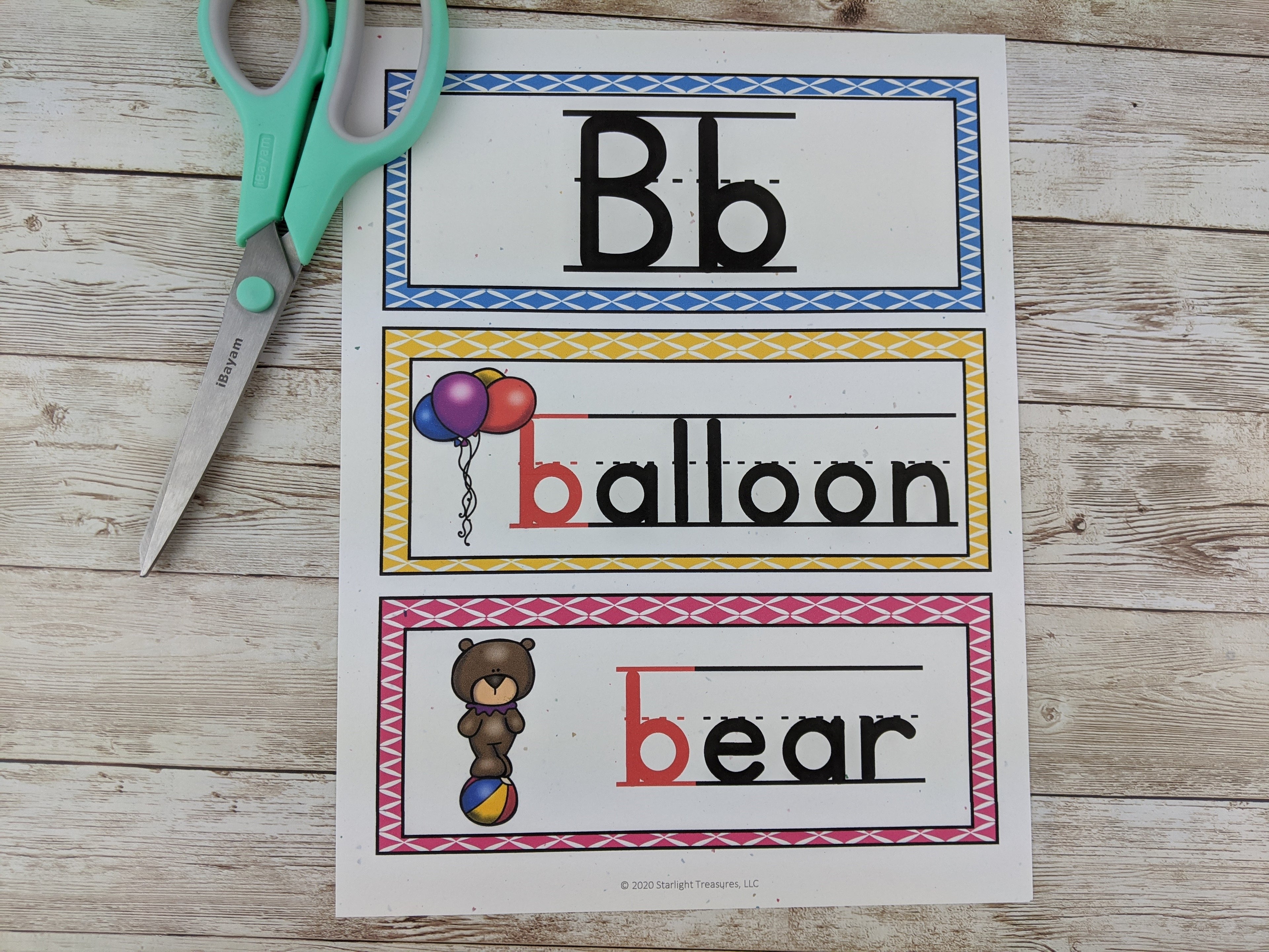 Alphabet Word Wall - Circus - A-Z Word Wall - FREEBIE