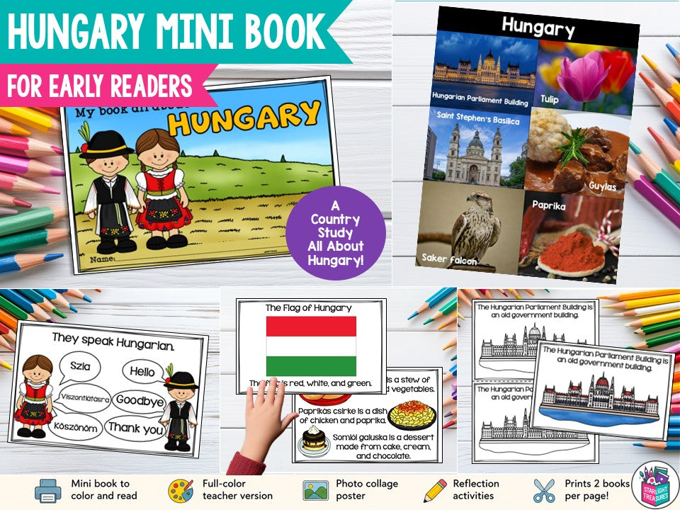 Explore Hungary with Young Learners: Hungary Mini Book for Early Readers