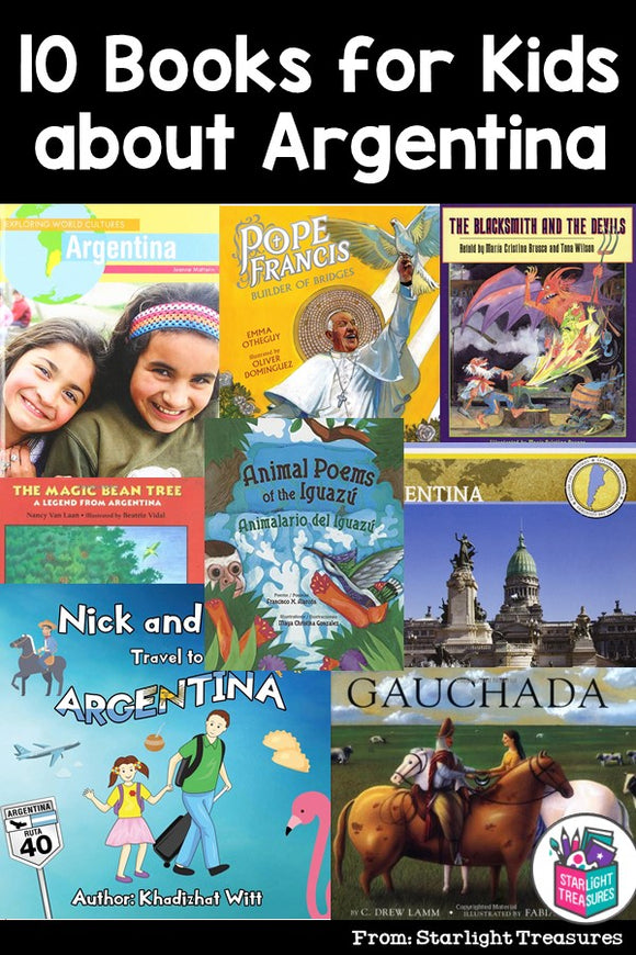 10 Books for Kids about Argentina