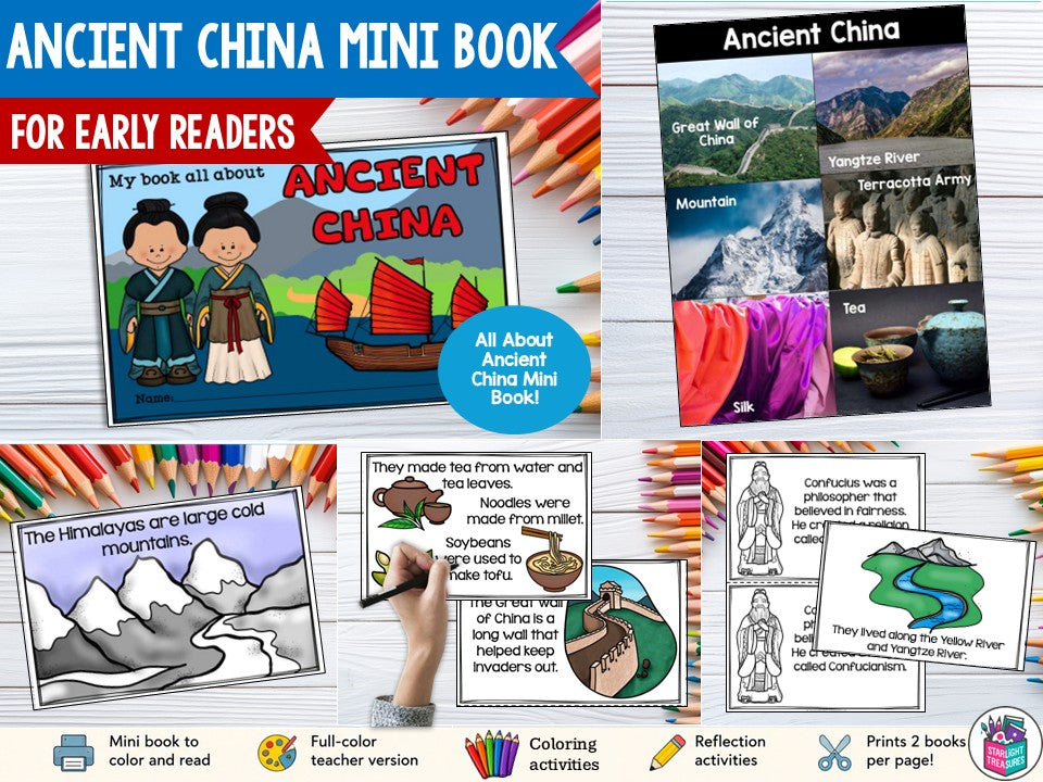 Bring Ancient China to Life with the Ancient China Mini Book for Early Readers