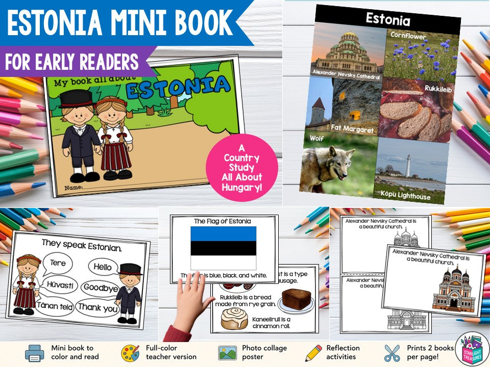 Explore Estonia with Young Learners: An Engaging Country Study for Early Readers