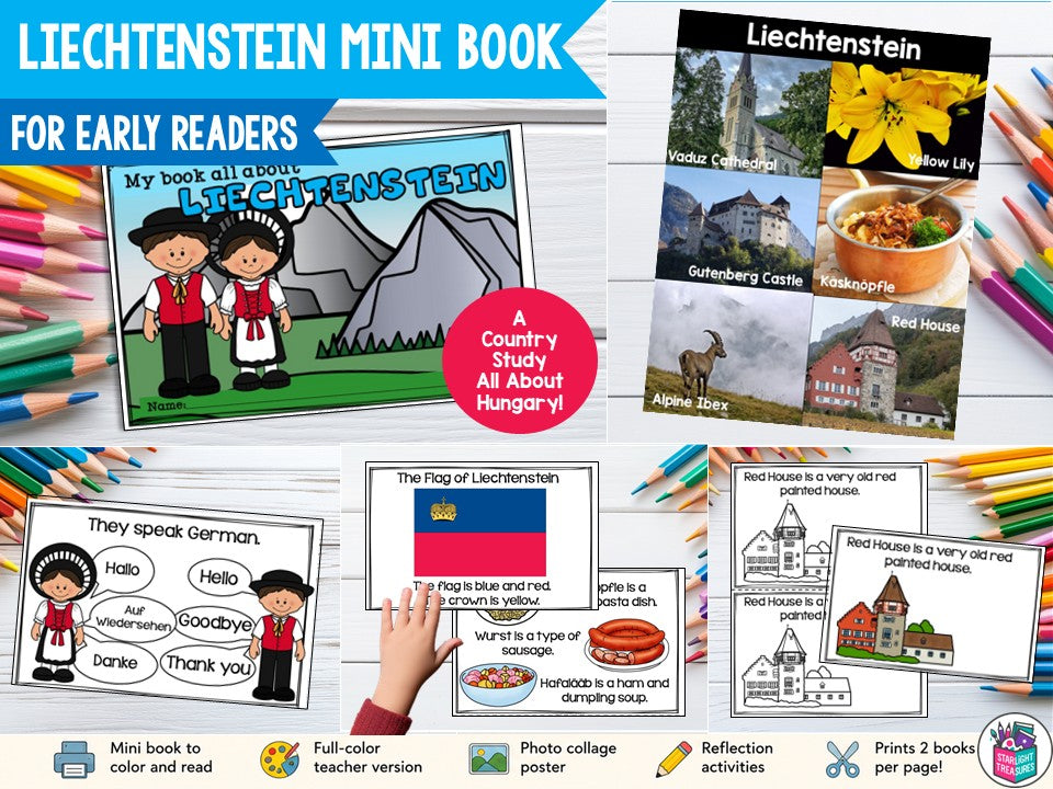 Discover Liechtenstein with Young Learners: A Fun Country Study for Early Readers
