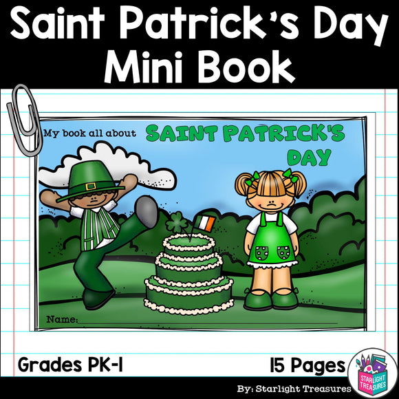 Saint Patrick's Day Mini Book for Early Readers