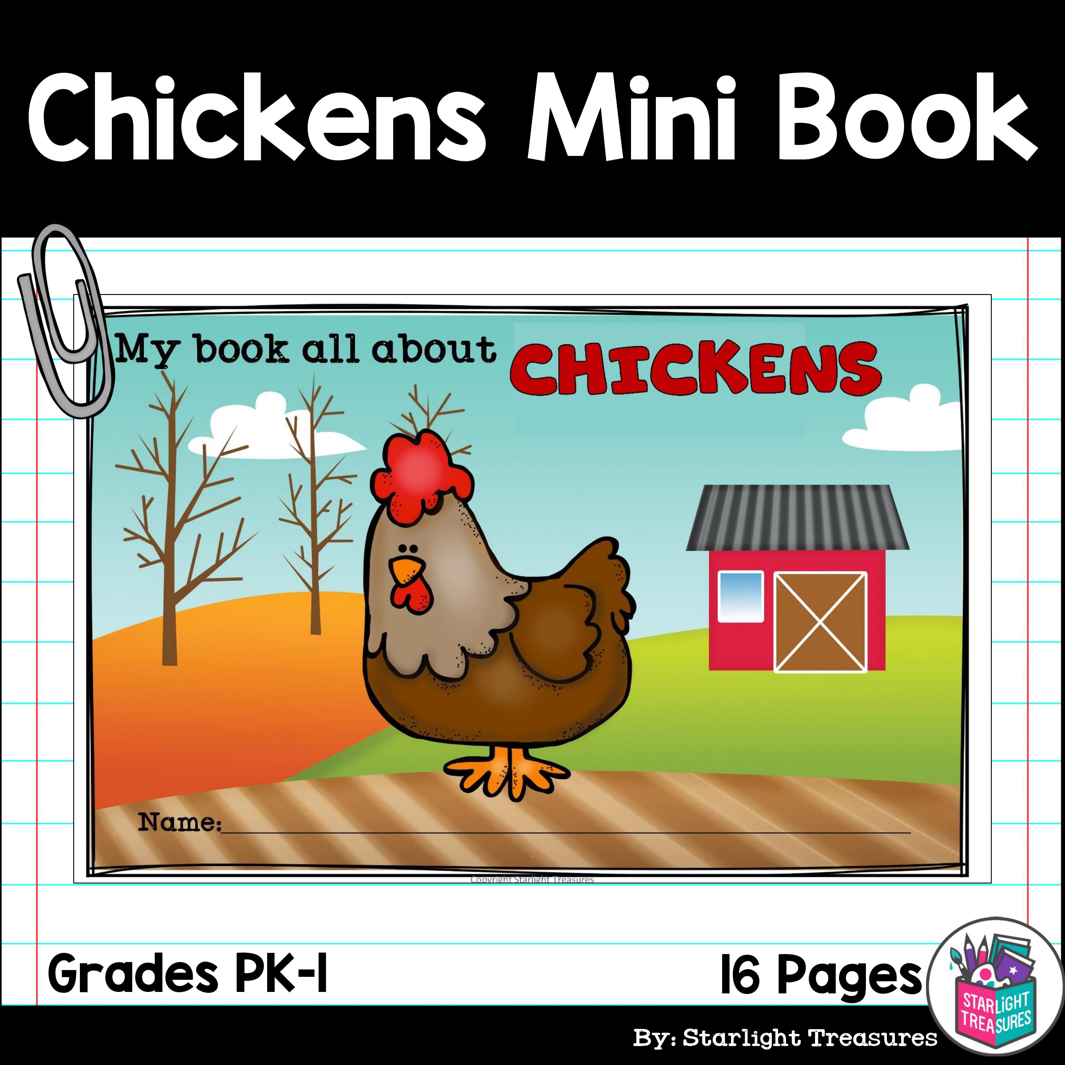 Chickens Mini Book for Early Readers