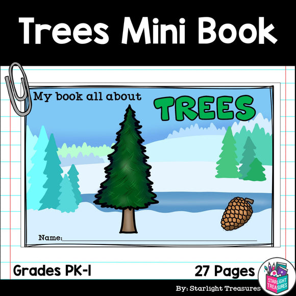 Trees Mini Book for Early Readers