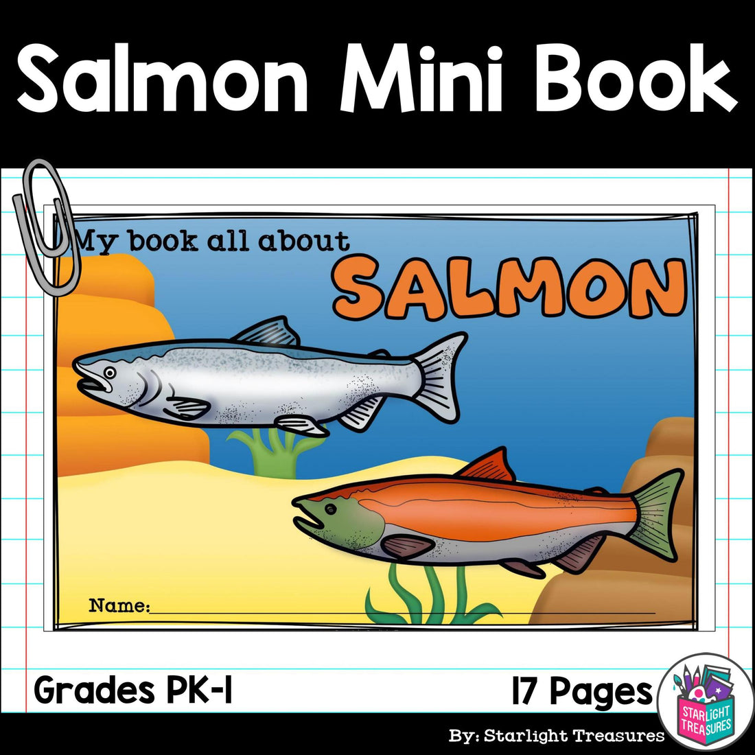 Salmon Mini Book for Early Readers!