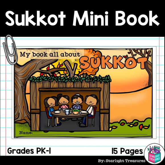 Sukkot Mini Book for Early Readers