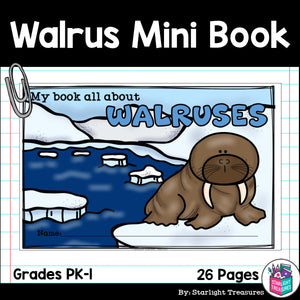 Walruses Mini Book for Early Readers