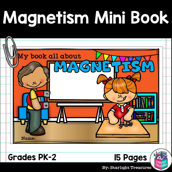 Magnetism Mini Book for Early Readers: Physical Science, Magnets