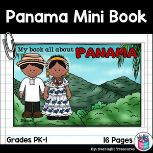 Panama Mini Book for Early Readers - A Country Study
