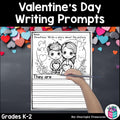 Valentine's Day Writing Prompts, Valentine Picture Writing with Sentence Starter