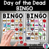 Day of the Dead Bingo Cards for Early Readers - Dia de los Muertos Bingo FREEBIE