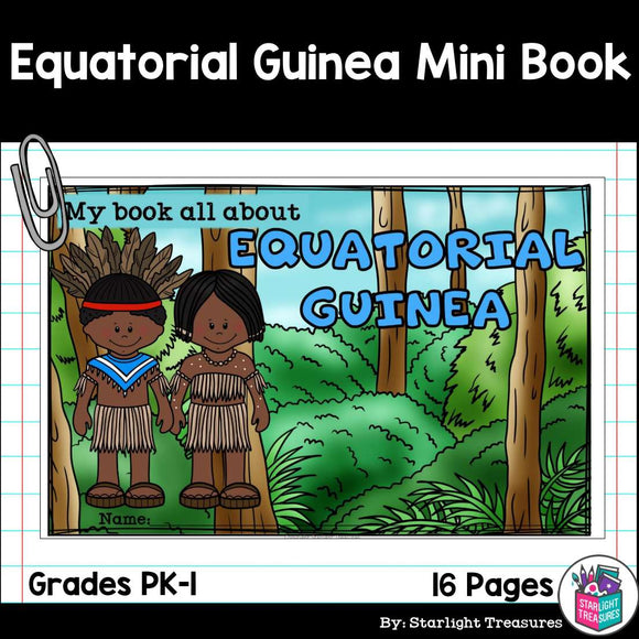 Equatorial Guinea Mini Book for Early Readers - A Country Study