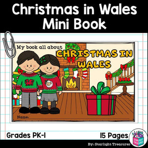 Christmas in Wales Mini Book for Early Readers - Christmas Activities