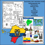 Ecuador Fact Sheet for Early Readers - A Country Study