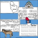 Serbia Mini Book for Early Readers - A Country Study
