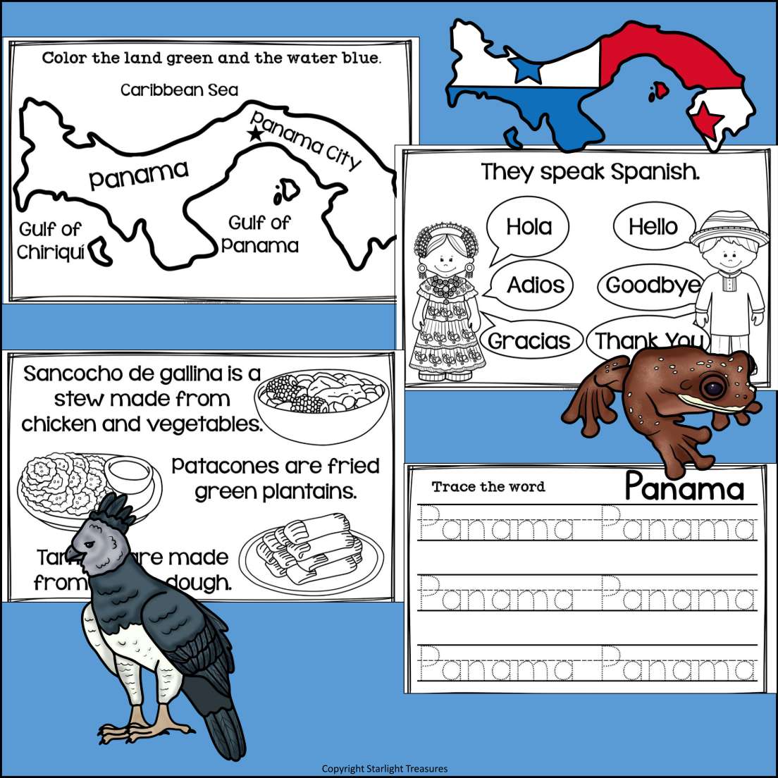 Panama Mini Book for Early Readers - A Country Study