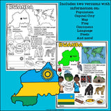 Rwanda Fact Sheet for Early Readers - A Country Study