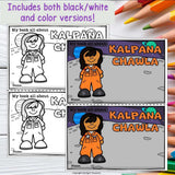 Kalpana Chawla Mini Book for Early Readers: Asian/Pacific Islander Hertiage Month