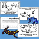 Amphibians Mini Book for Early Readers: Animal Groups and Classifications
