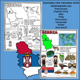 Serbia Fact Sheet for Early Readers - A Country Study