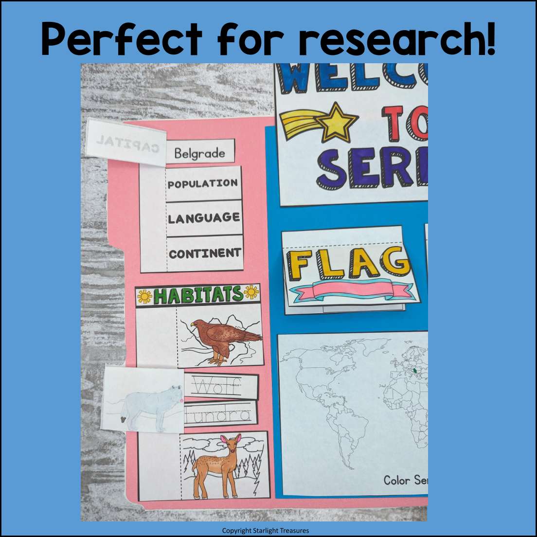 Serbia Lapbook for Early Learners - A Country Study