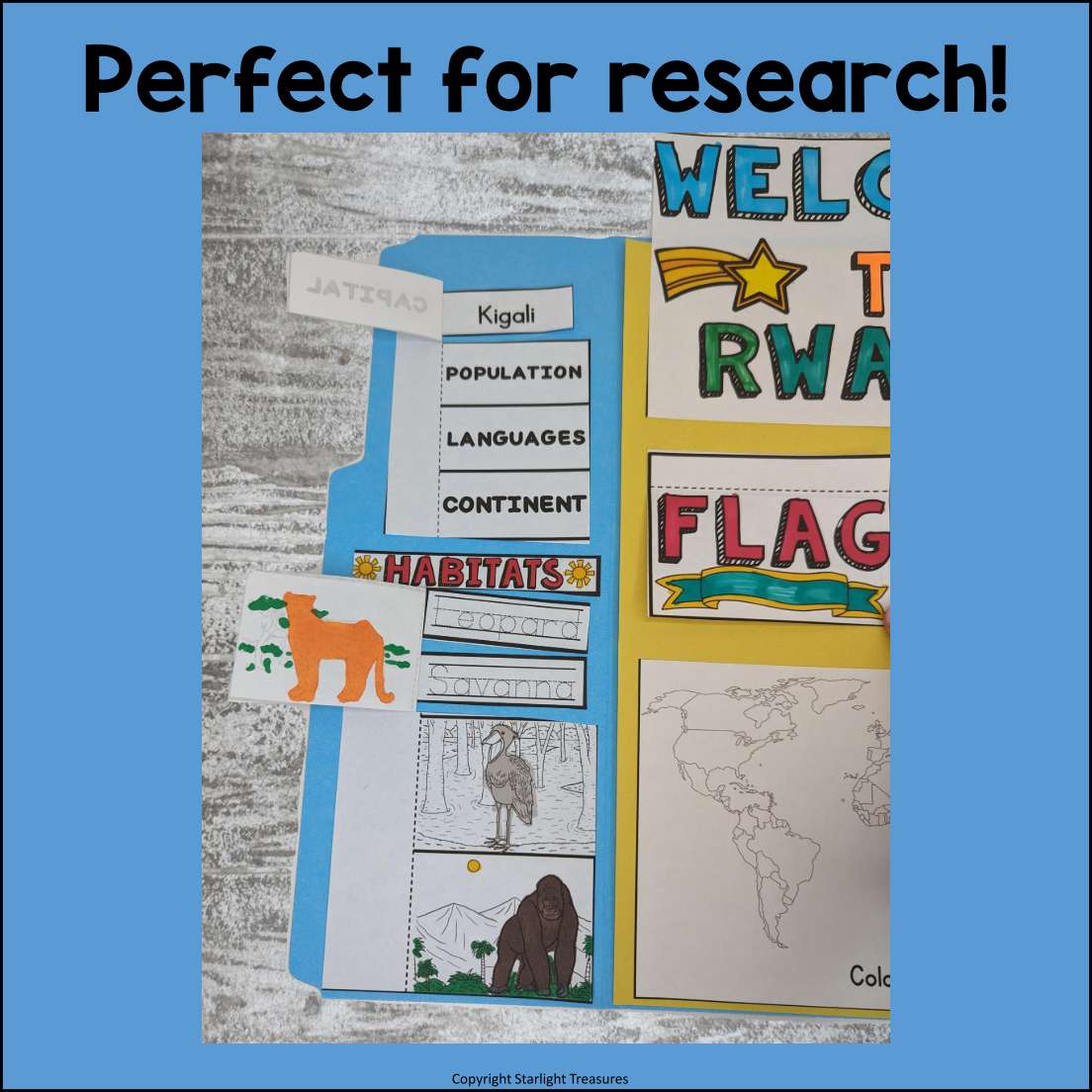 Rwanda Lapbook for Early Learners - A Country Study