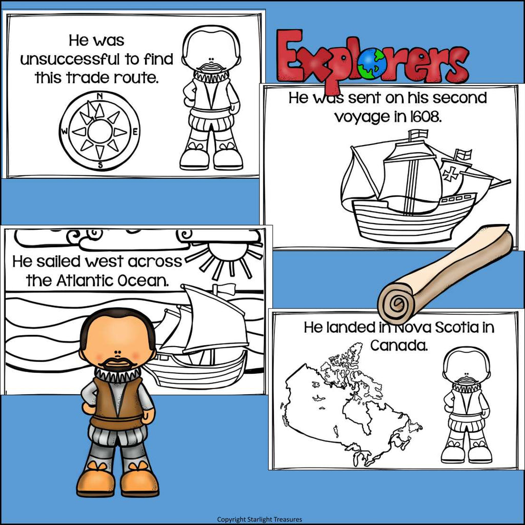 Henry Hudson Mini Book for Early Readers: Early Explorers