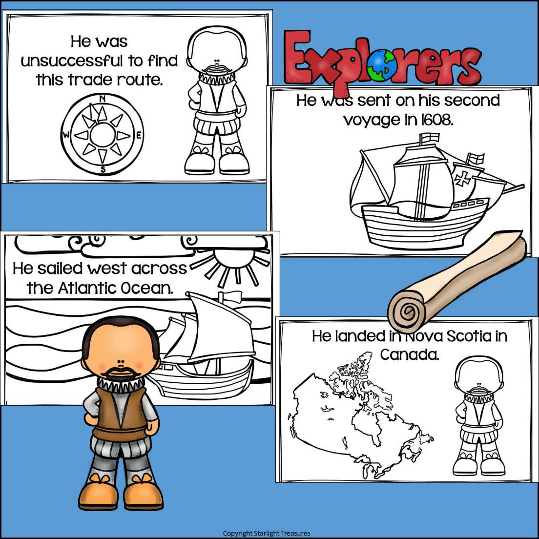 Henry Hudson Mini Book for Early Readers: Early Explorers
