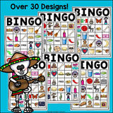 Day of the Dead Bingo Cards for Early Readers - Dia de los Muertos Bingo FREEBIE