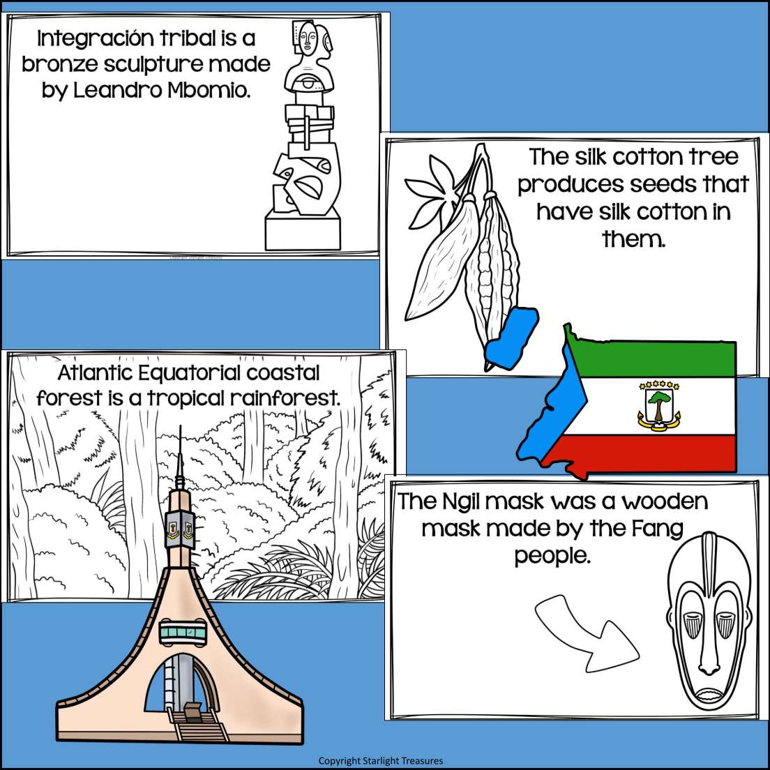 Equatorial Guinea Mini Book for Early Readers - A Country Study