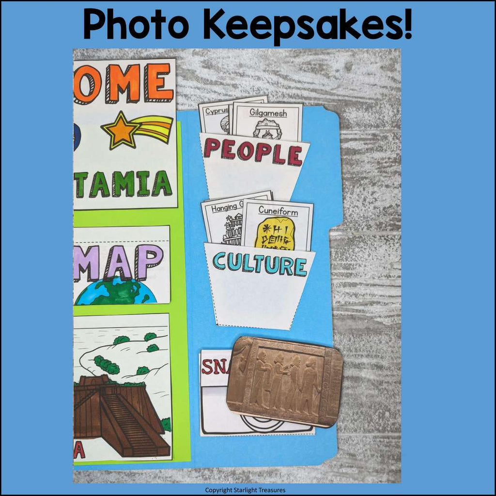 Mesopotamia Lapbook for Early Learners - Ancient Civilizations
