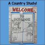 Ecuador Lapbook for Early Learners - A Country Study