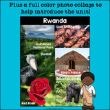 Rwanda Mini Book for Early Readers - A Country Study