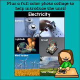 Electricity Mini Book for Early Readers: Physical Science, Circuit, Energy