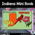 Indiana Mini Book for Early Readers - A State Study