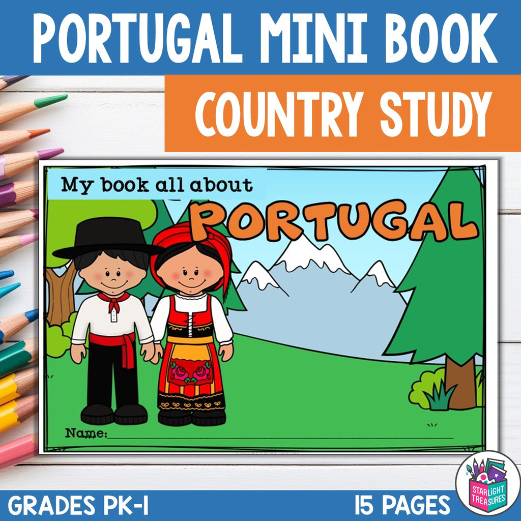 Portugal Mini Book for Early Readers - Country Study, Portugal Country Study