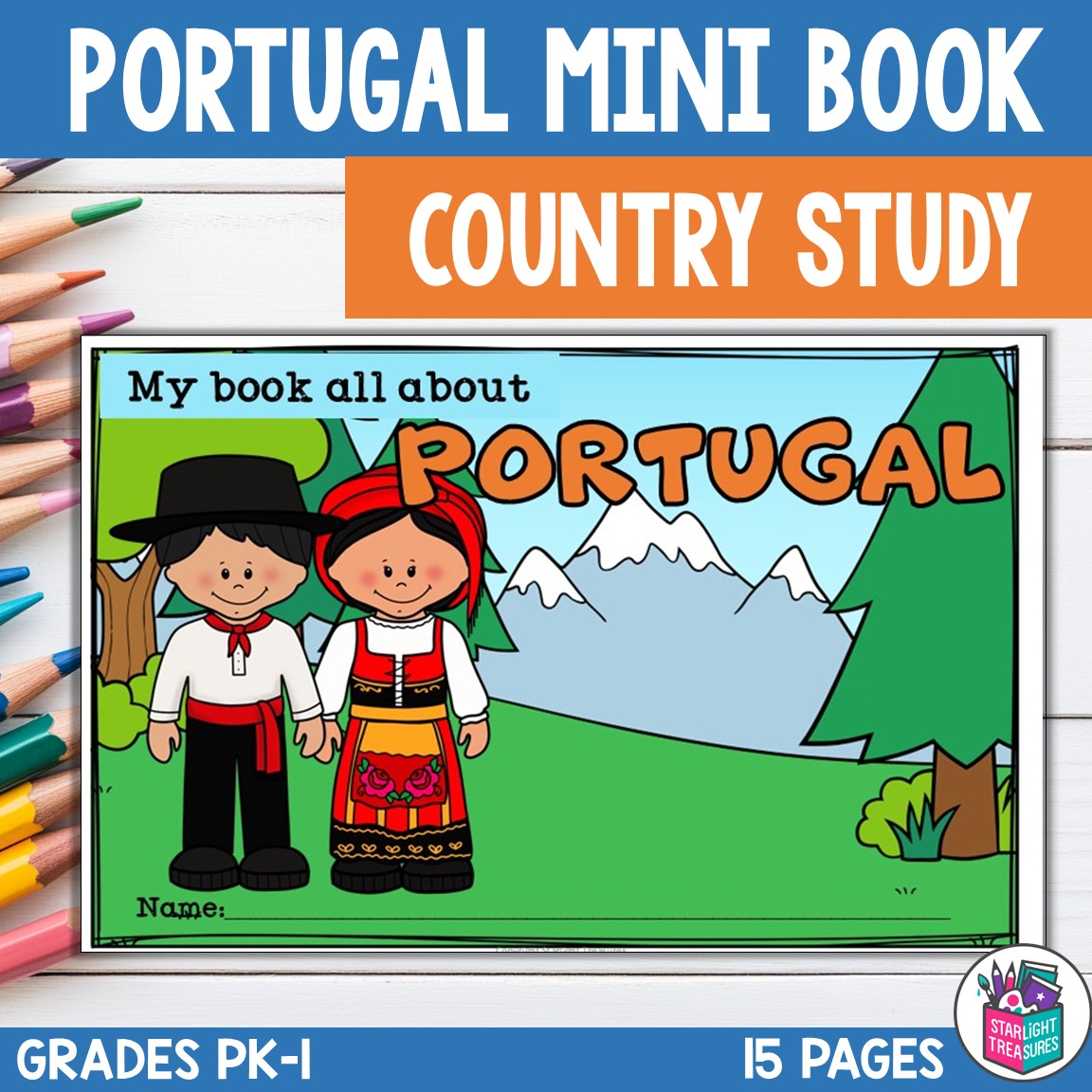 Portugal Mini Book for Early Readers - Country Study, Portugal Country Study