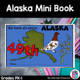 Alaska Mini Book for Early Readers - A State Study