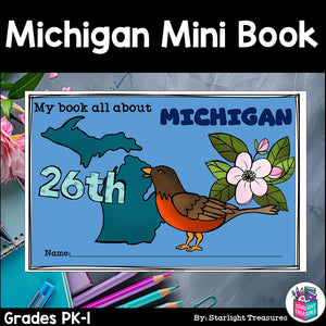 Michigan Mini Book for Early Readers - A State Study