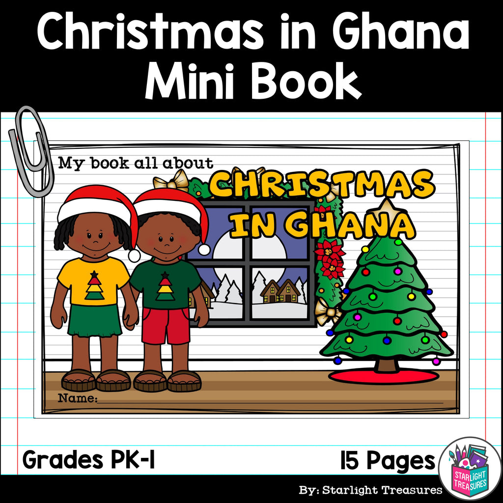 Christmas in Ghana Mini Book for Early Readers - Christmas Activities