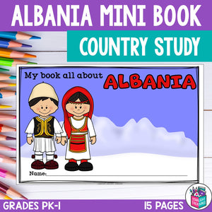 Albania Mini Book for Early Readers - A Country Study