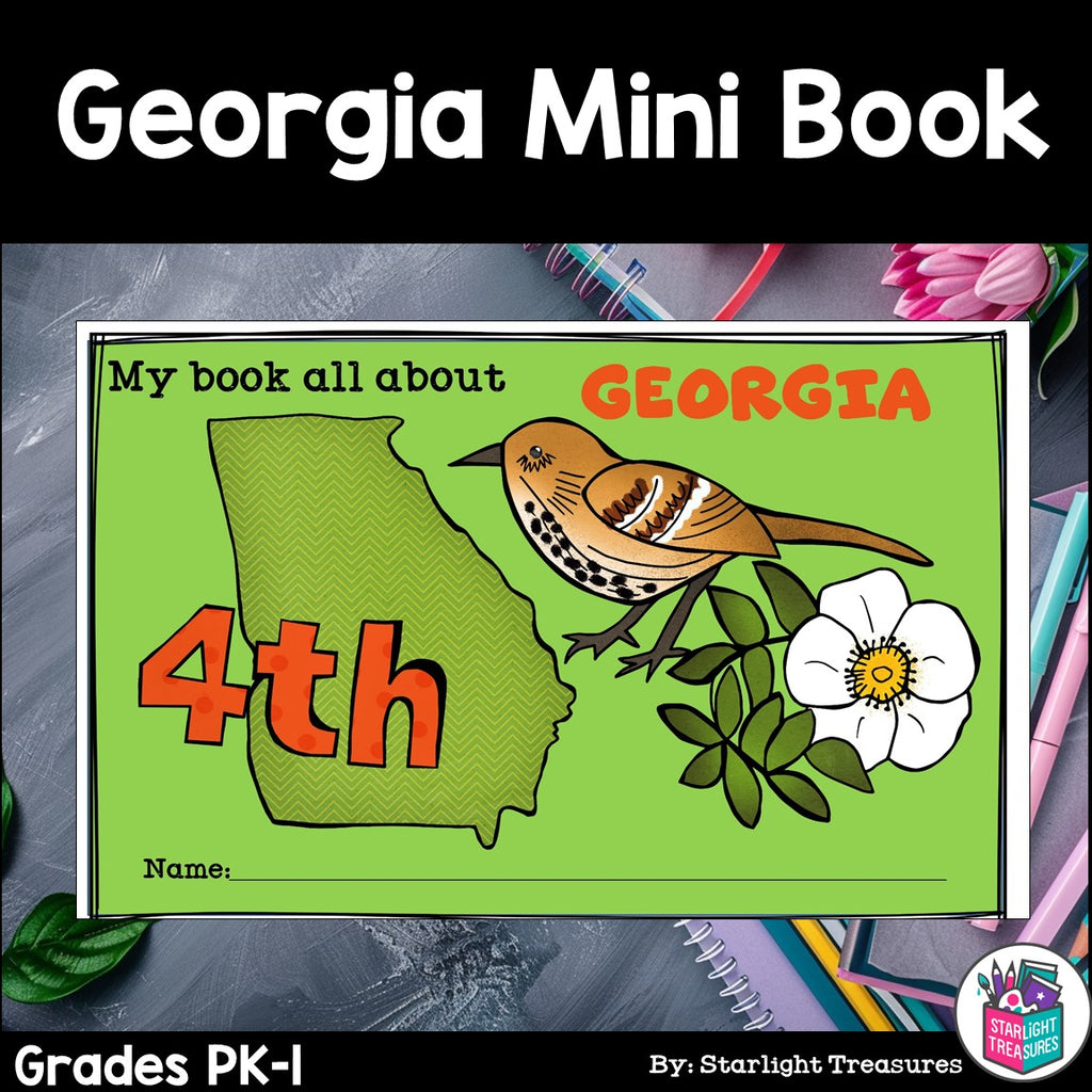 Georgia Mini Book for Early Readers - A State Study