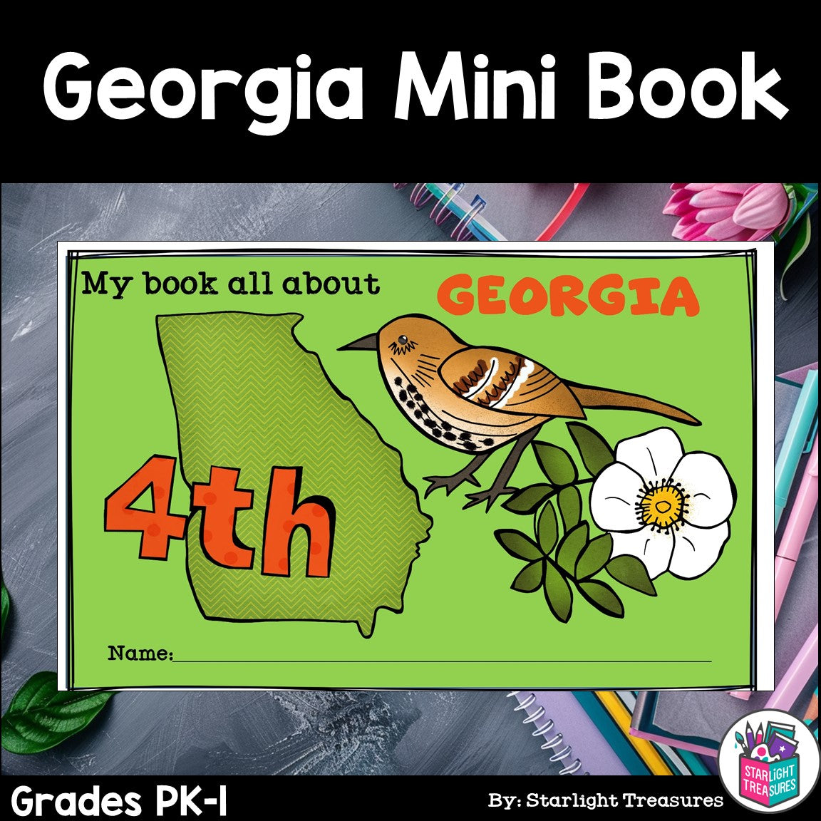 Georgia Mini Book for Early Readers - A State Study