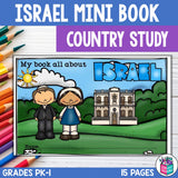 Israel Mini Book for Early Readers - A Country Study