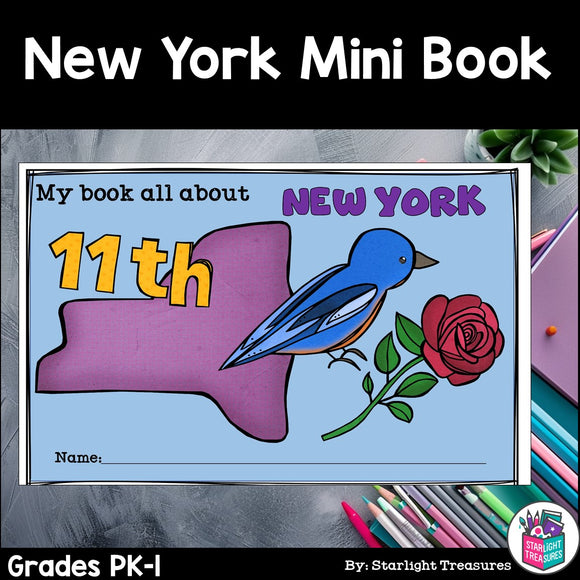 New York Mini Book for Early Readers - A State Study