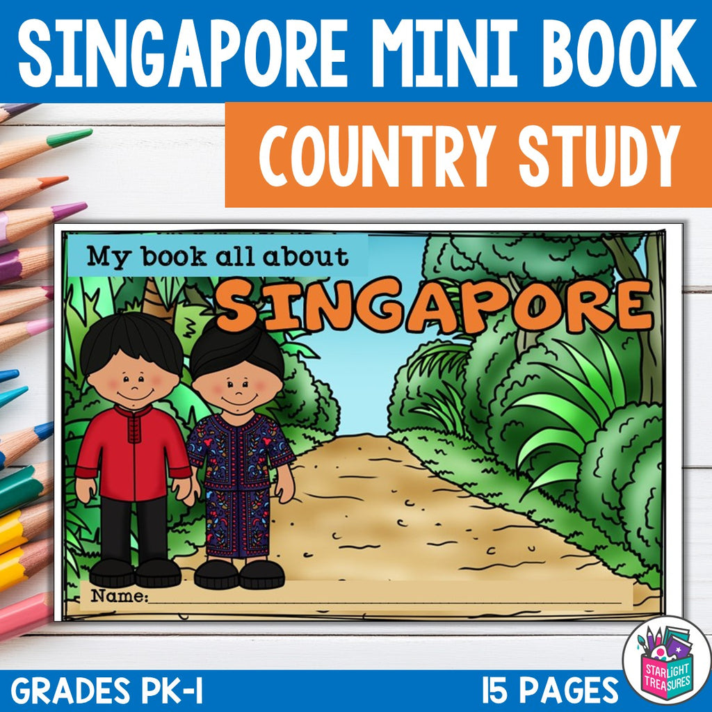 Singapore Mini Book for Early Readers - Country Study, Singapore Country Study